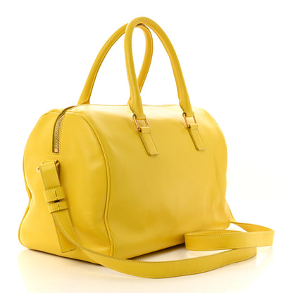 Saint Laurent Calfskin Classic Duffle 6 Yellow 3 of 14