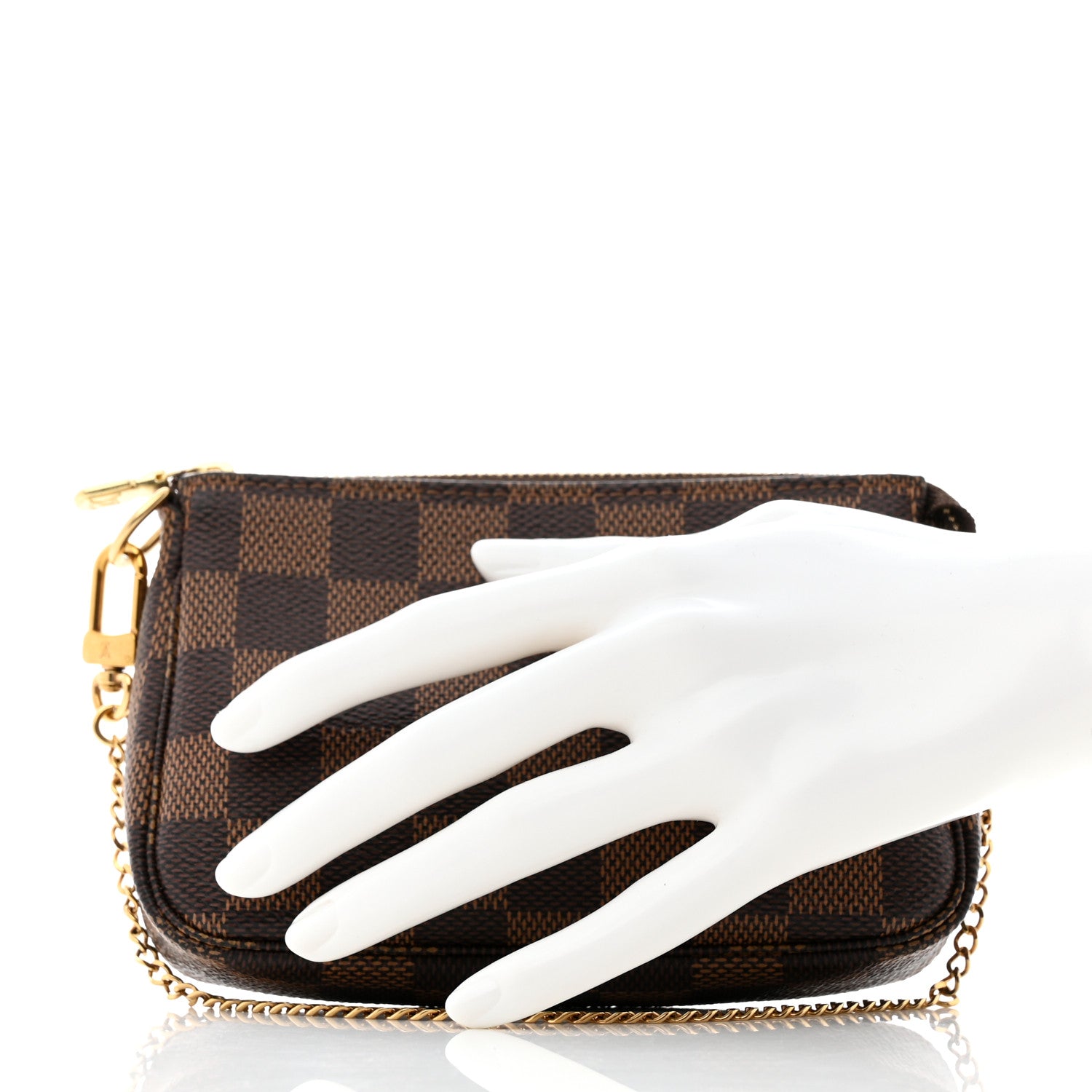 Louis Vuitton Damier Ebene Mini Pochette Accessories 2 of 7