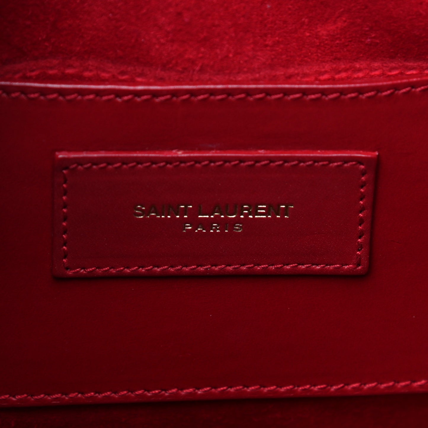 Calfskin Classic Baby Duffle Red