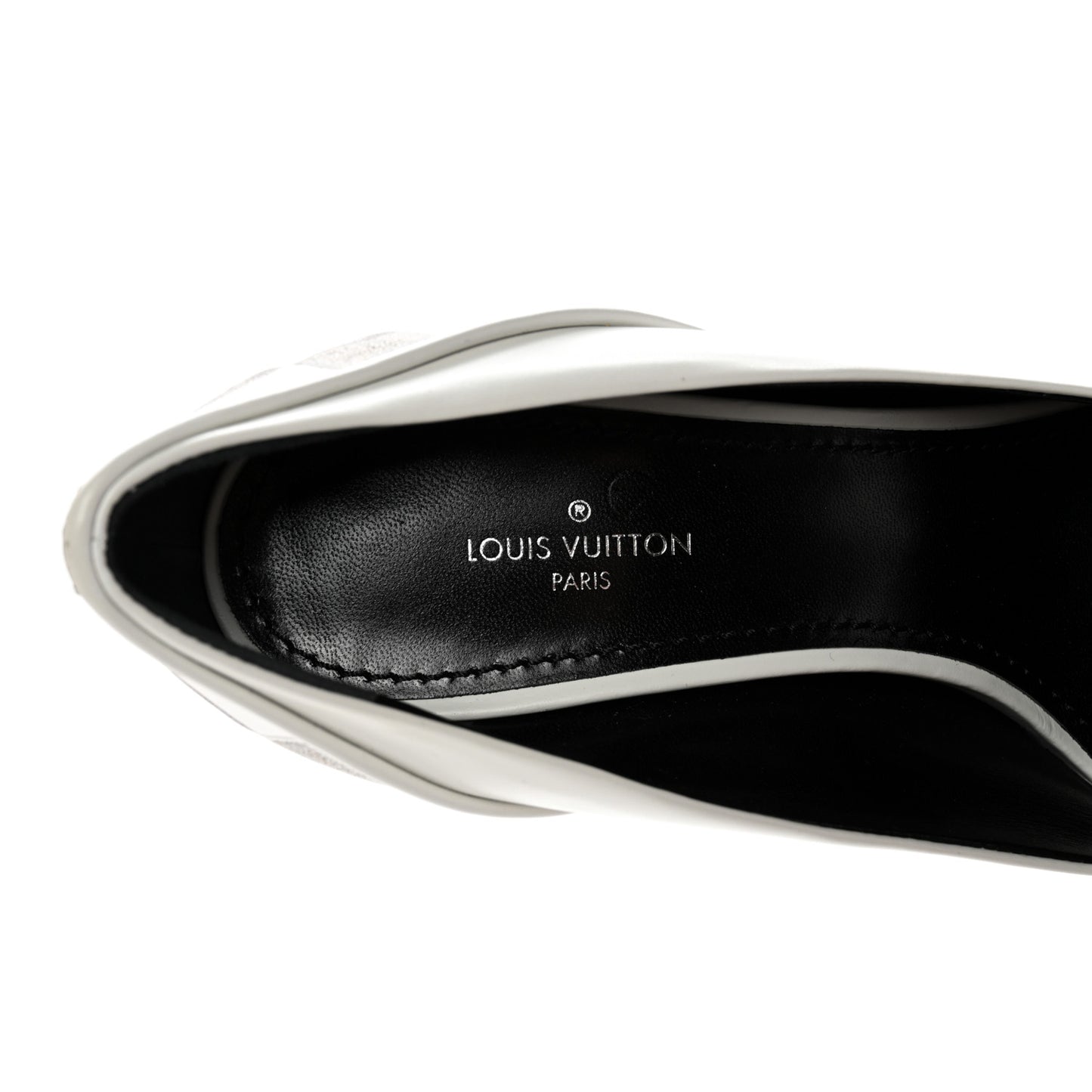 Calfskin Monogram Damier Tressage Matchmake Pumps 36 White