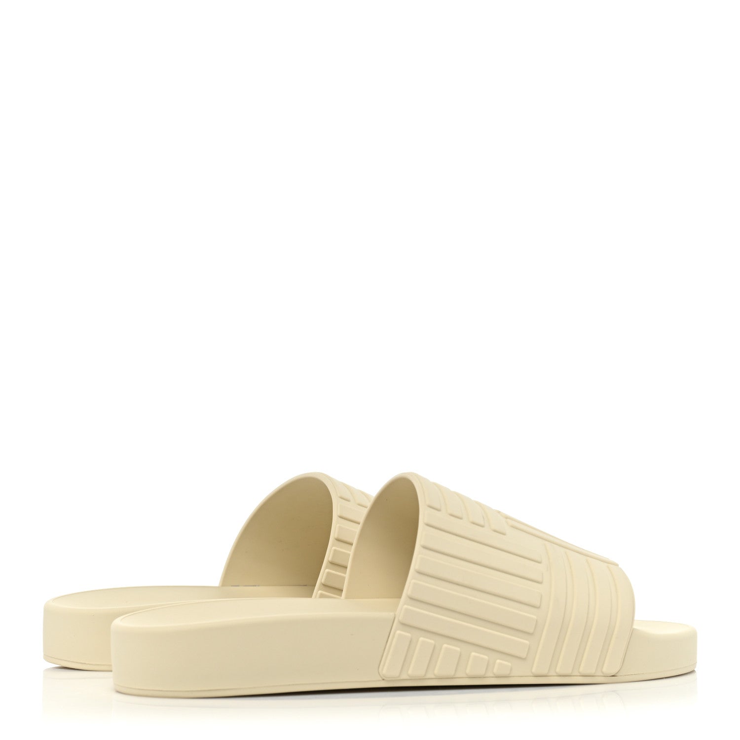Bottega Veneta Rubber Carpet Slider Sandals 39 Sea Salt 4 of 9