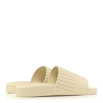 Bottega Veneta Rubber Carpet Slider Sandals 39 Sea Salt 4 of 9