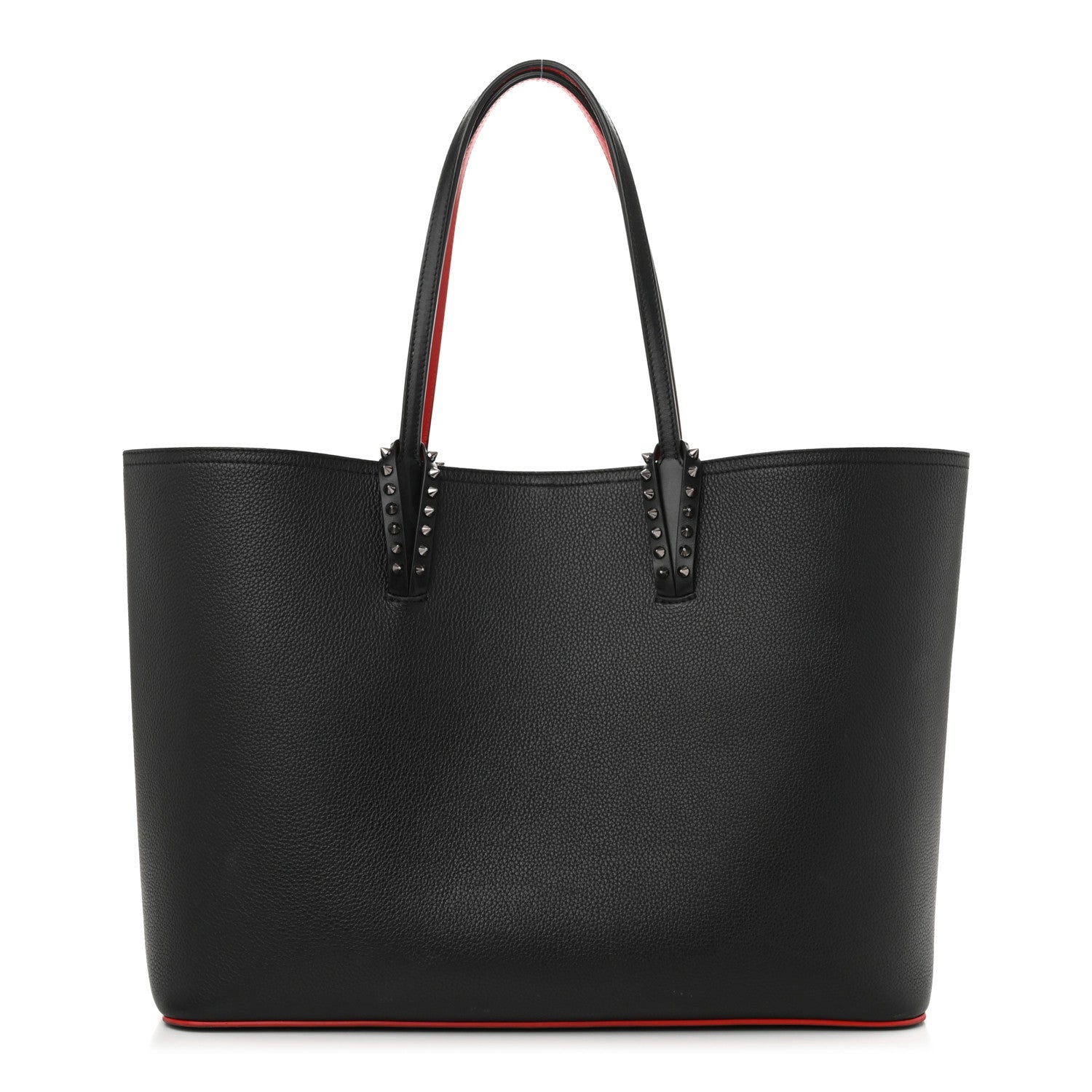 Christian Louboutin Calfskin Empire Spikes East West Cabata Tote Black 1 of 13