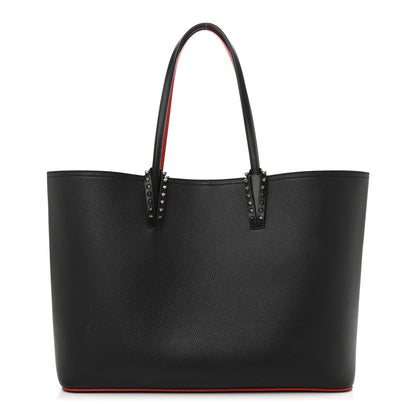 Christian Louboutin Calfskin Empire Spikes East West Cabata Tote Black 1 of 13