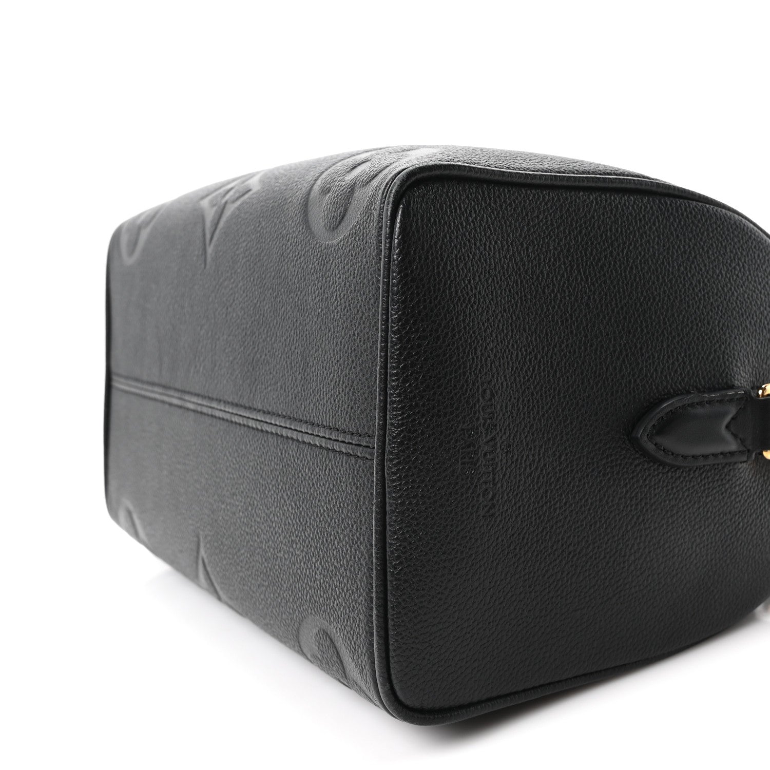 Louis Vuitton Empreinte Monogram Giant Speedy Bandouliere 25 Black 9 of 9
