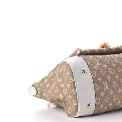 Louis Vuitton Monogram Sabbia Cabas GM White 8 of 11