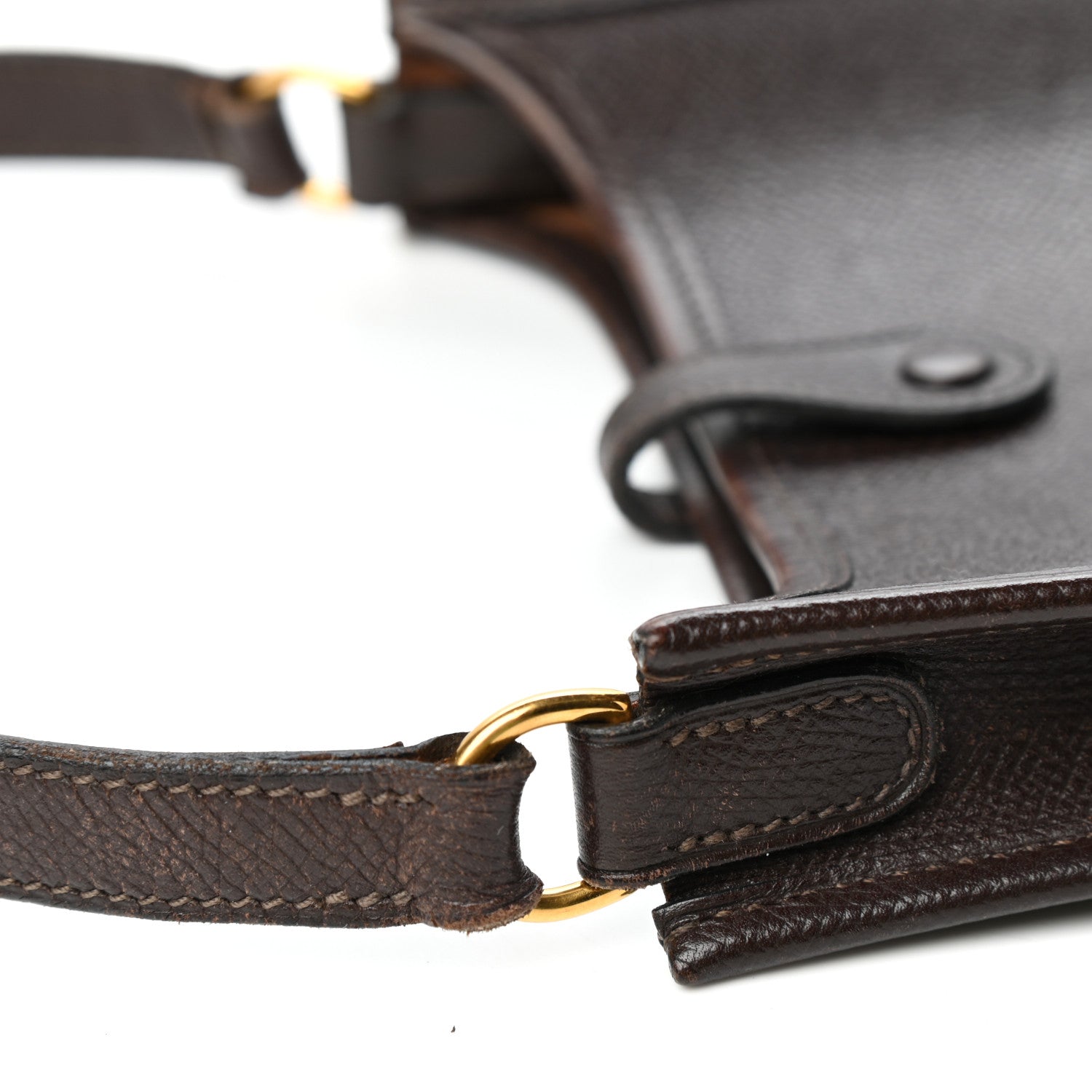 Hermes Epsom Evelyne TPM Chocolate 7 of 10