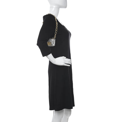 Fendi X VERSACE Crystal Fendace Nano Brooch Baguette Gold Silver 2 of 11