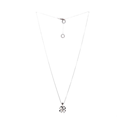 Bulgari 18K Rose Gold Diamond Fiorever Pendant Necklace 3 of 5