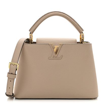 Louis Vuitton Taurillon Capucines BB Galet 1 of 11