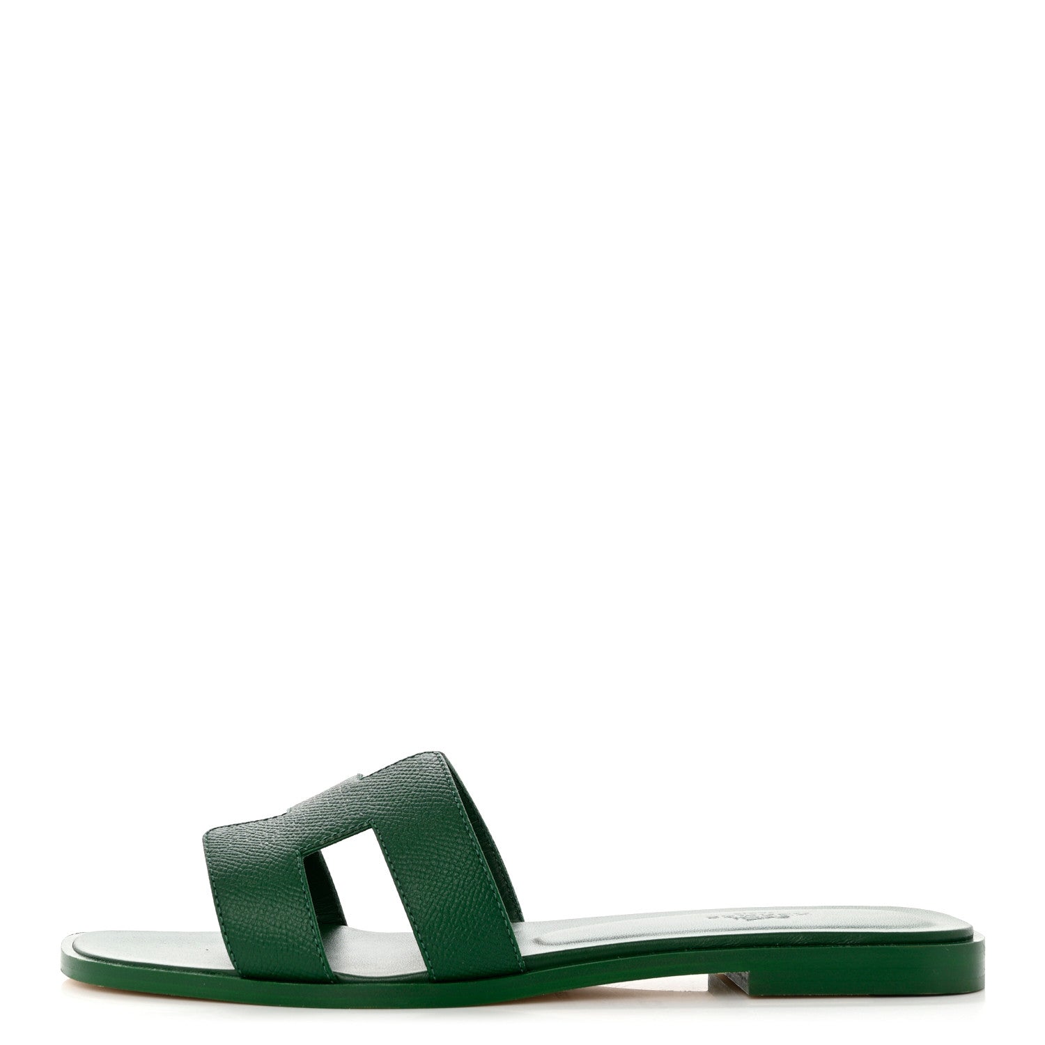 Hermes Epsom Oran Sandals 39 Vert Cactus 1 of 9