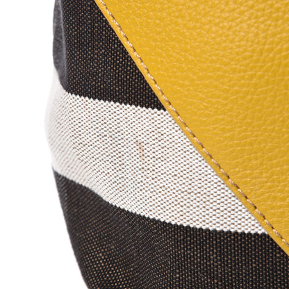 Burberry Canvas Mega Check Calfskin Chevron Medium Hobo Multicolor 9 of 14