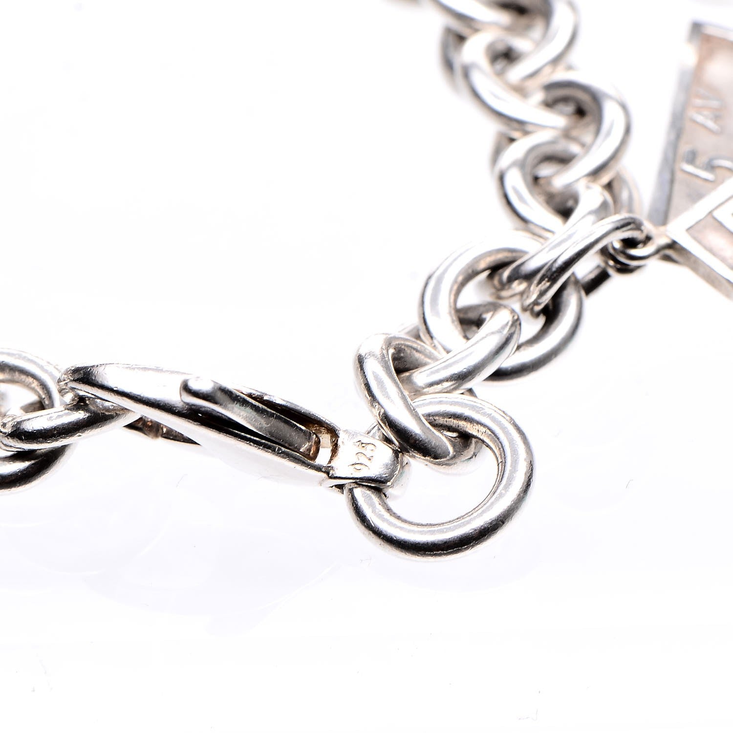 Tiffany Sterling Silver New York Manhattan Charm Bracelet 5 of 6