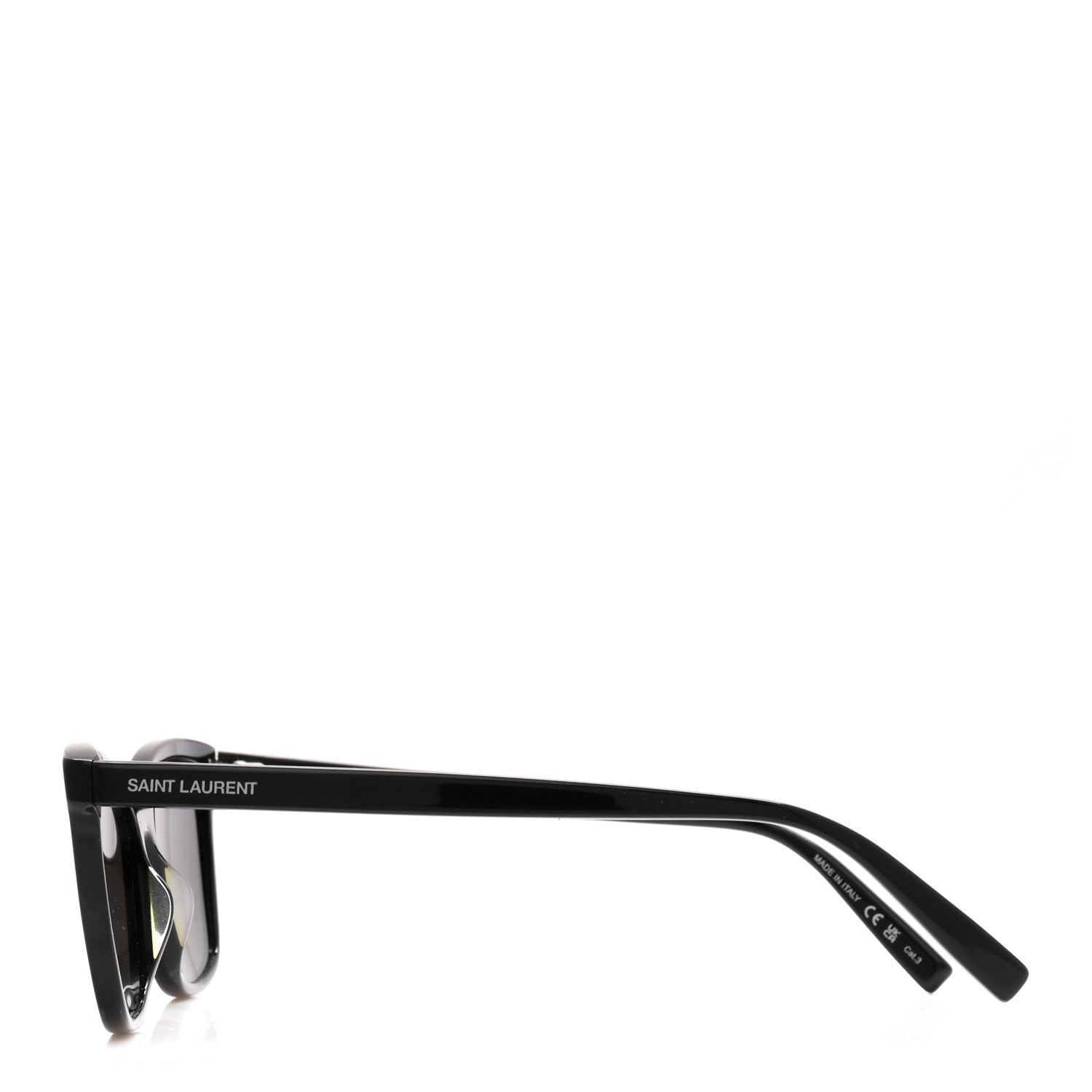 Saint Laurent Acetate Cat Eye Sunglasses SL 502 Black 3 of 8