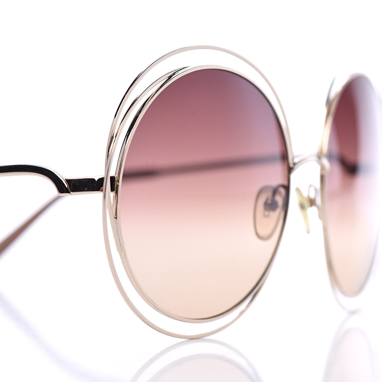 Oversized Round Carlina Oversized Round Sunglasses CE114S Gold