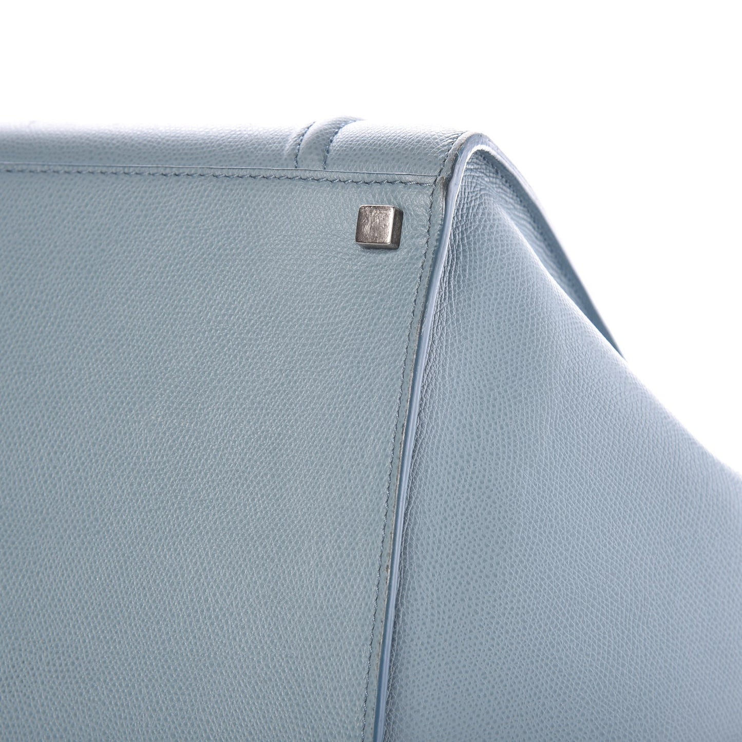Grained Calfskin Medium Phantom Luggage Sky Blue