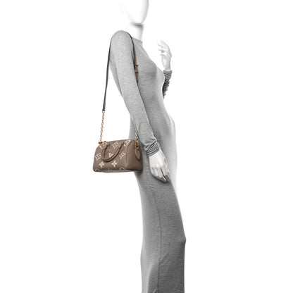 Louis Vuitton Empreinte Monogram Giant Speedy Bandouliere 20 Creme Beige 2 of 9
