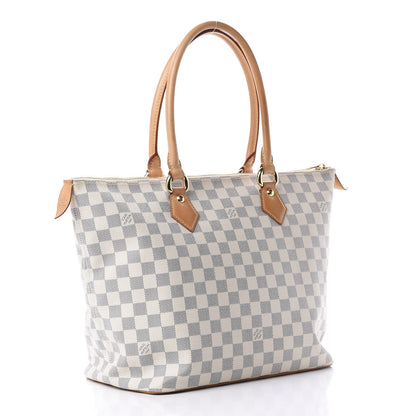 Louis Vuitton Damier Azur Saleya MM 3 of 12