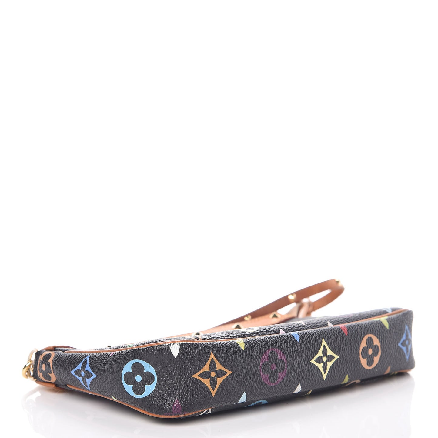 Monogram Multicolor Pochette Accessories Black