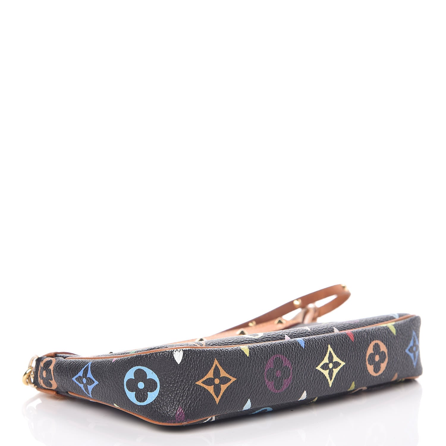 Louis Vuitton Monogram Multicolor Pochette Accessories Black 4 of 13