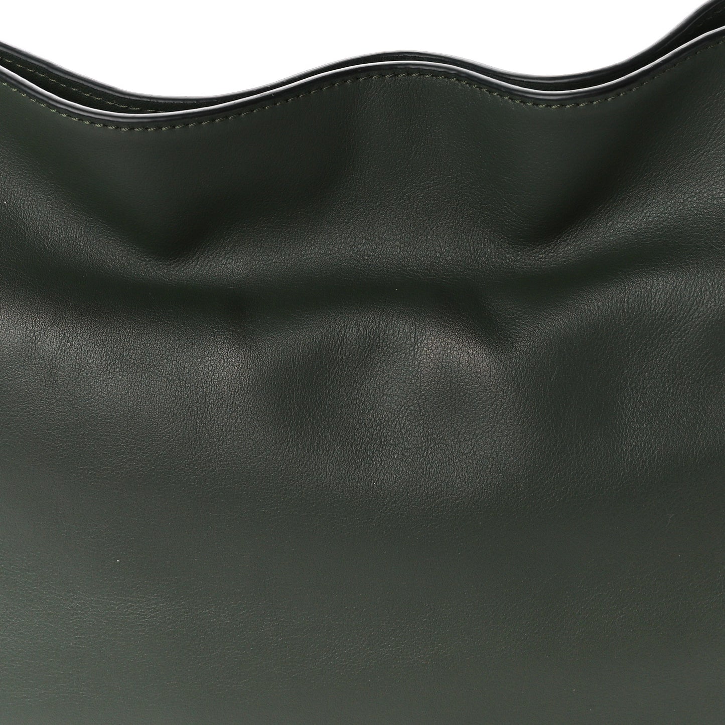 Calfskin Flamenco Knot Clutch Vintage Khaki