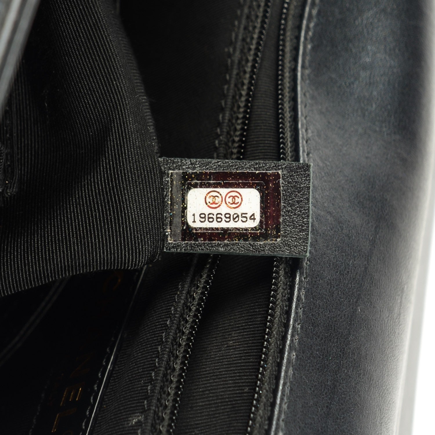Chanel Lambskin Quilted Large Boy Flap Black 7 of 8