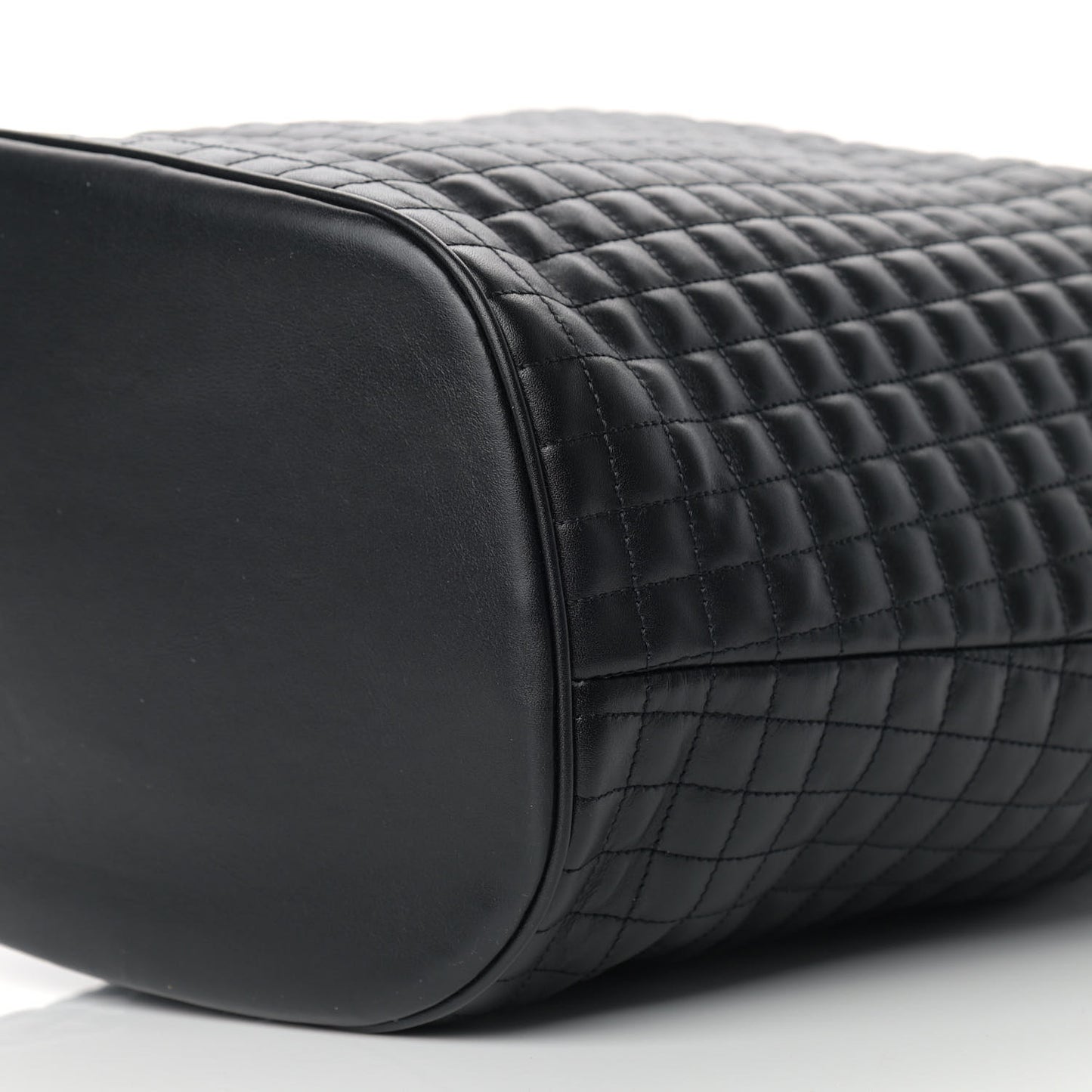 Calfskin Quilted Small C Backpack Black