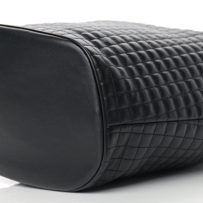Celine Calfskin Quilted Small C Backpack Black 10 of 12