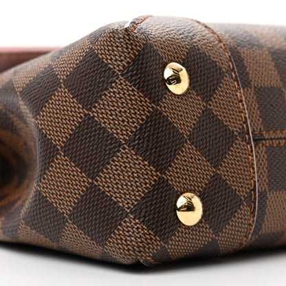 Louis Vuitton Damier Ebene Caissa Clutch Rose Ballerine 10 of 13