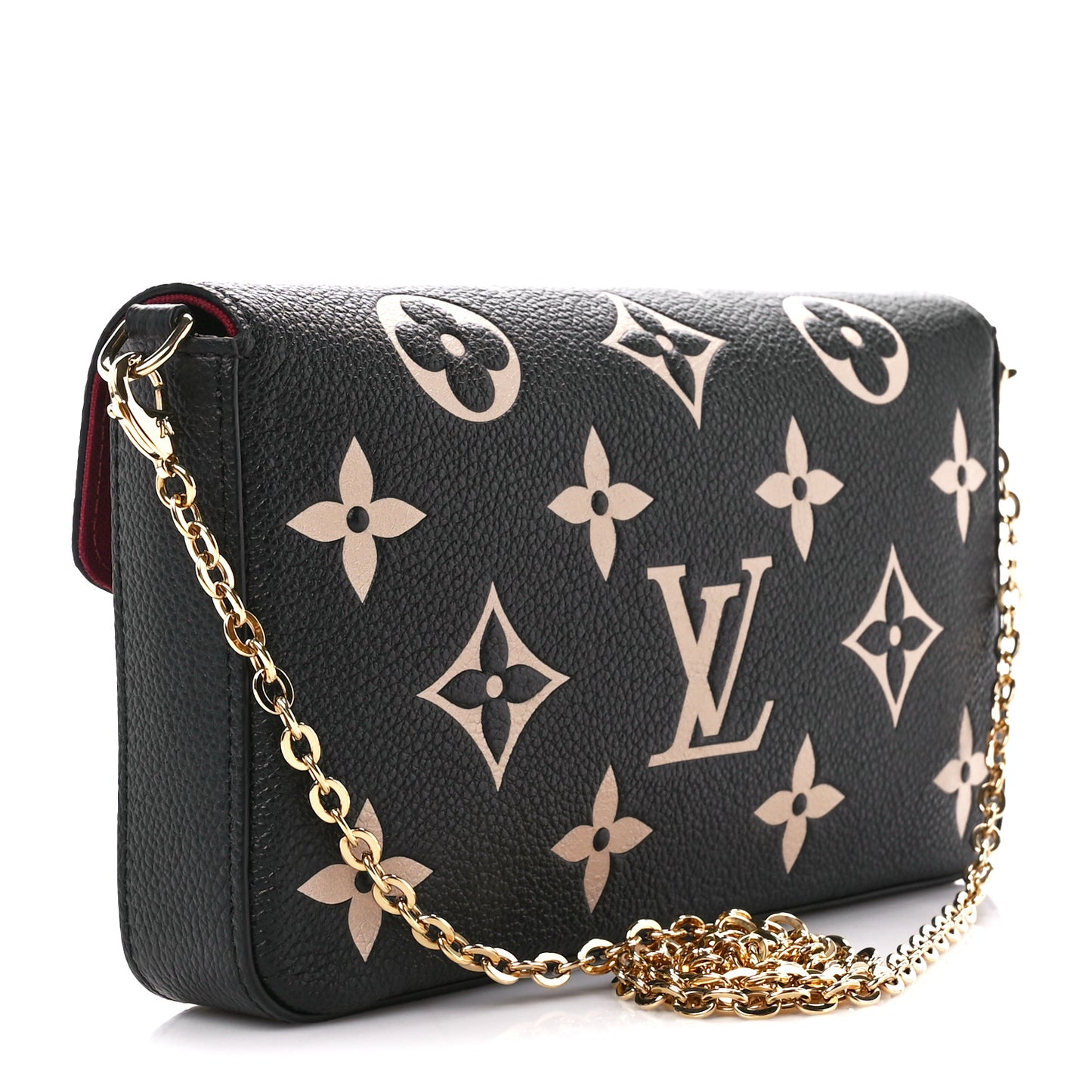 Empreinte Monogram Giant Felicie Pochette Black Beige