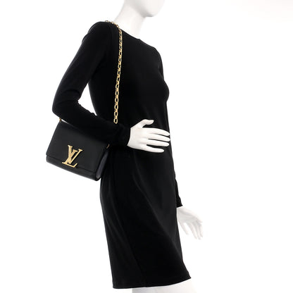 Louis Vuitton Calfskin Chain Louise GM Black 2 of 6