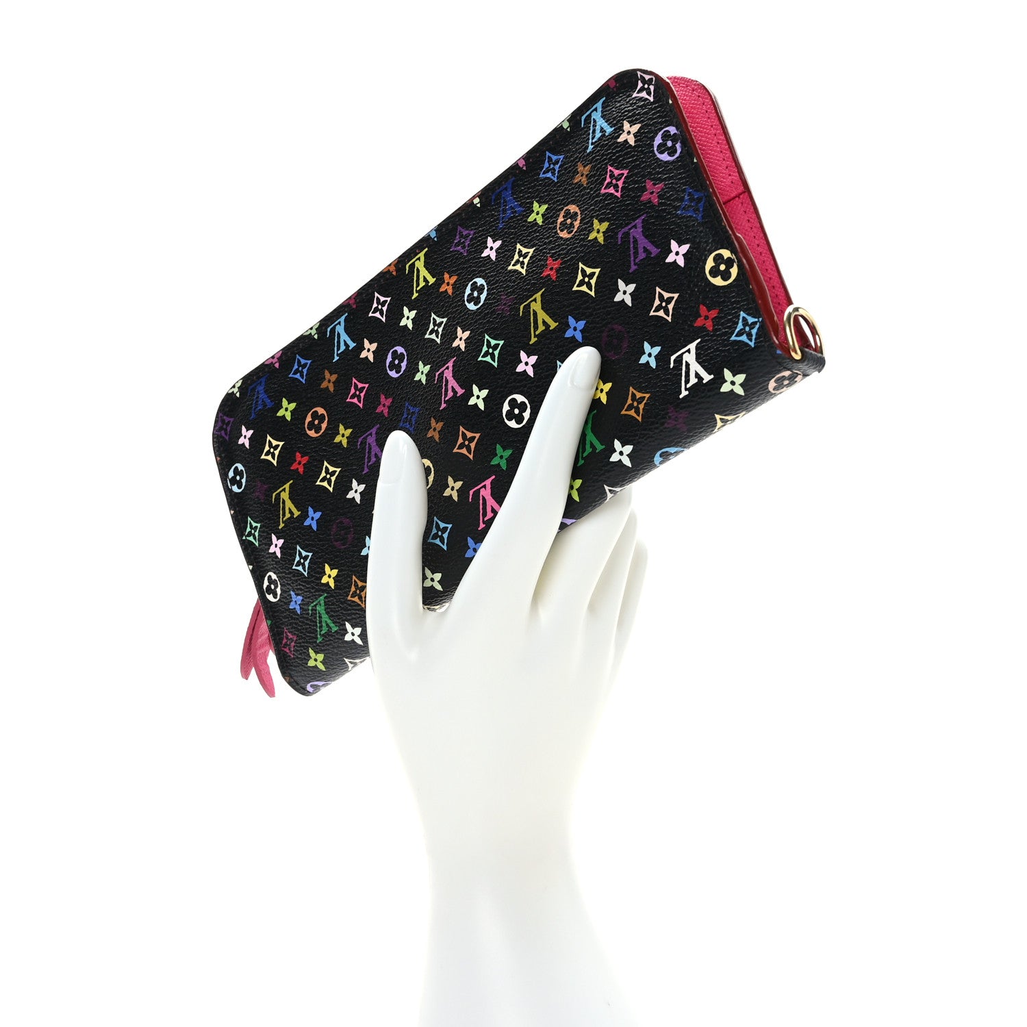Louis Vuitton Monogram Multicolor Insolite Wallet Black Grenade 2 of 8