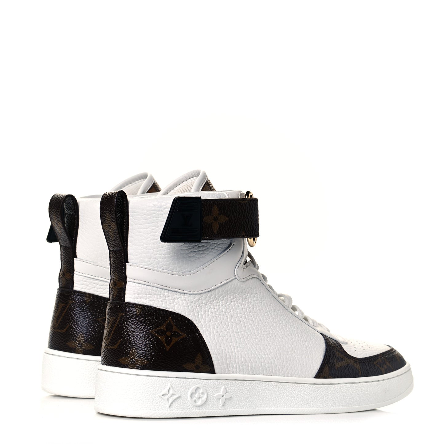Patent Reverse Monogram Boombox Sneaker Boots 36