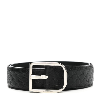 Gucci Rubber Guccissima Belt 95 38 Black 1 of 5