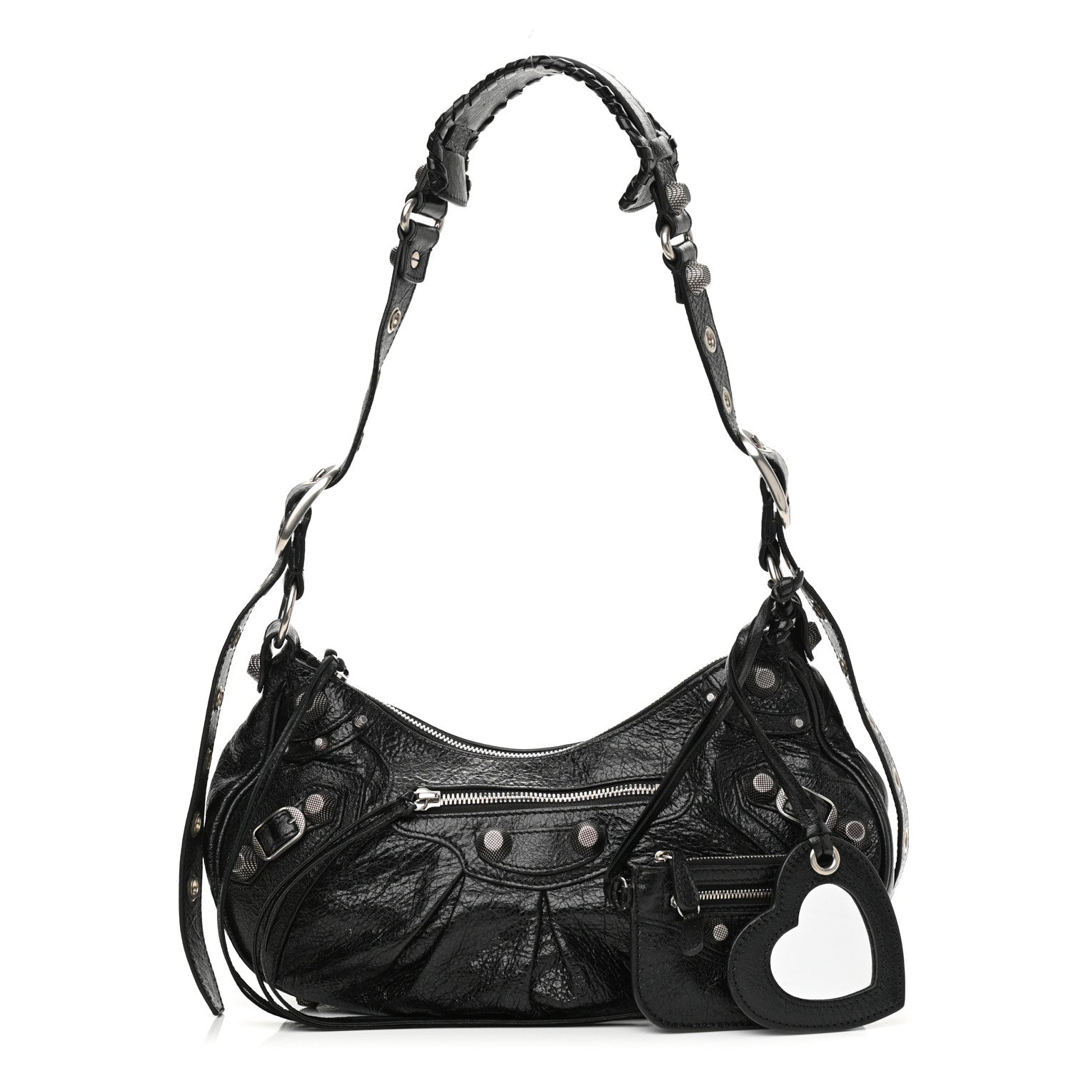 Balenciaga Agneau Arena Small Le Cagole Shoulder Bag Black 1 of 9