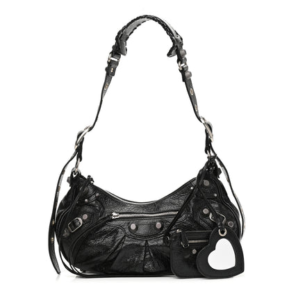 Balenciaga Agneau Arena Small Le Cagole Shoulder Bag Black 1 of 9