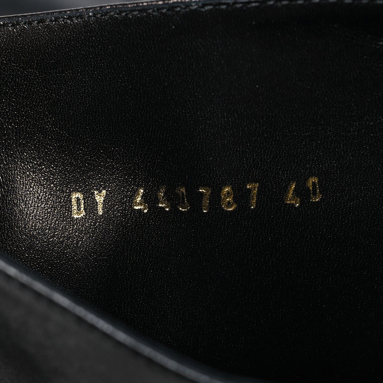 Saint Laurent Calfskin Lily Tall Boots 40 Black 6 of 7