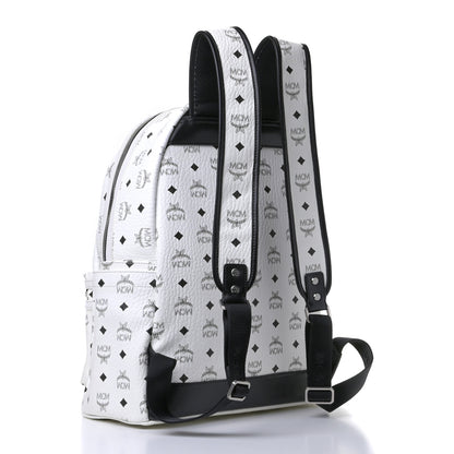 MCM Visetos Medium Stark Backpack White 2 of 4