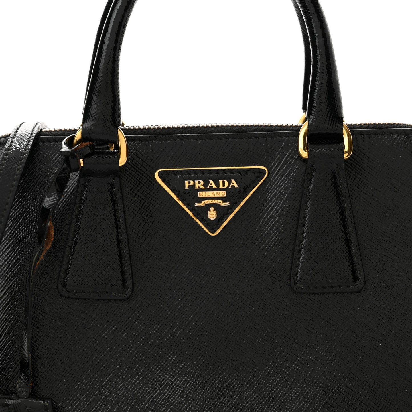 Saffiano Vernice Small Promenade Tote Black