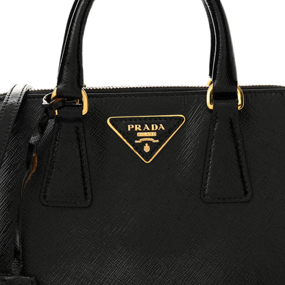 Prada Saffiano Vernice Small Promenade Tote Black 7 of 16