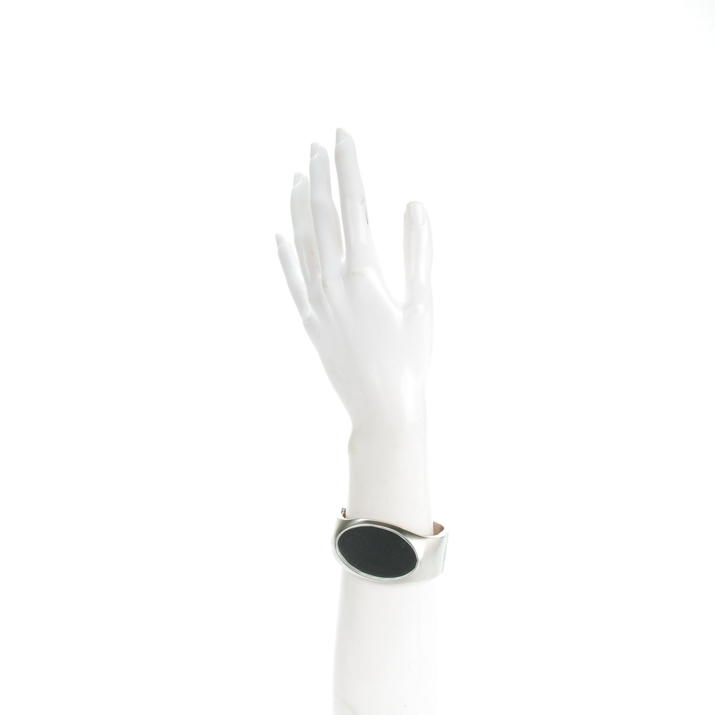 Metal CC Mirror Cuff Silver