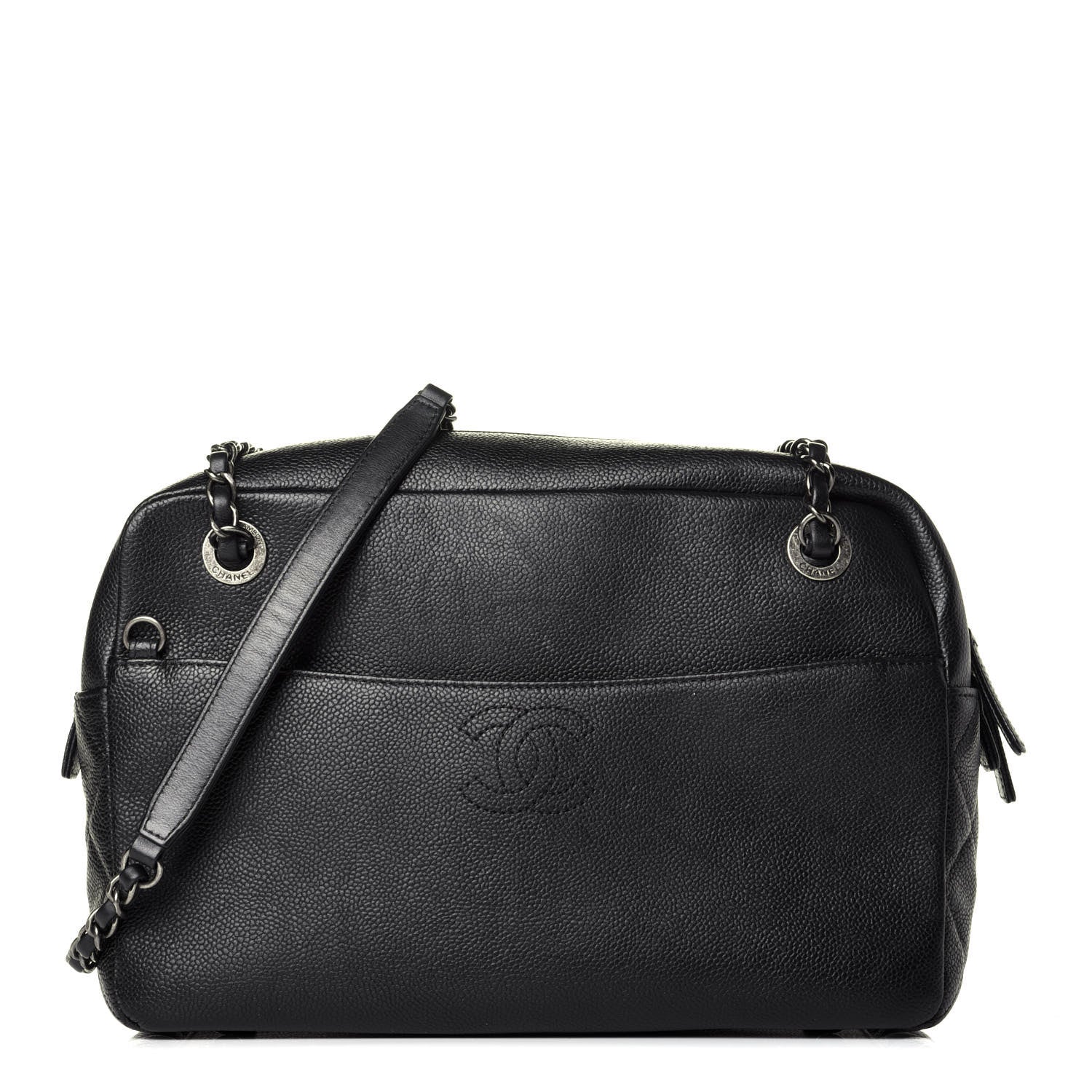 Chanel Caviar Quilted Large Coco Camera Case Black 1 of 9
