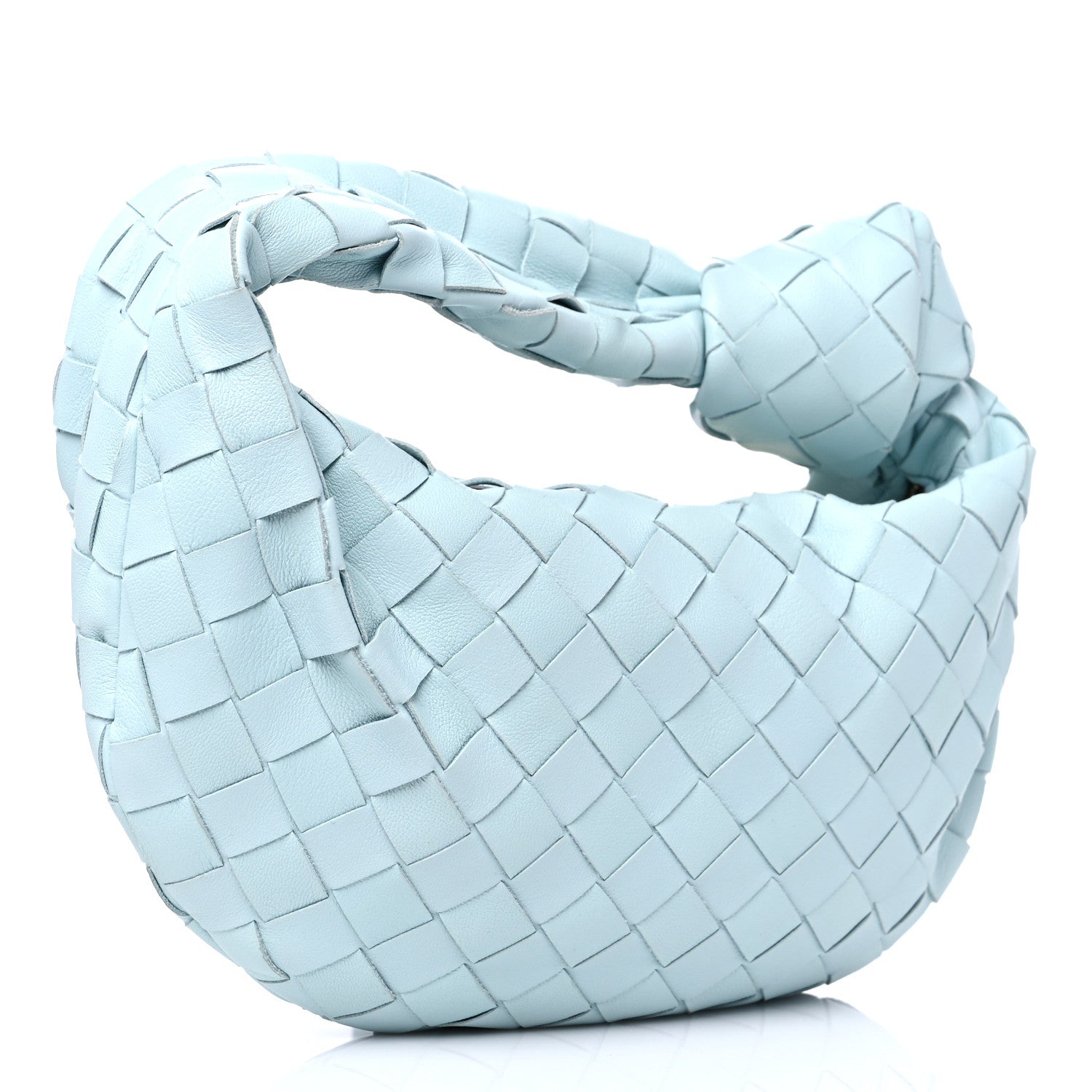 Bottega Veneta Nappa Intrecciato Mini Jodie Teal Washed 3 of 11