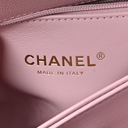 Chanel Caviar Quilted Mini Coco Handle Flap Light Pink 6 of 11