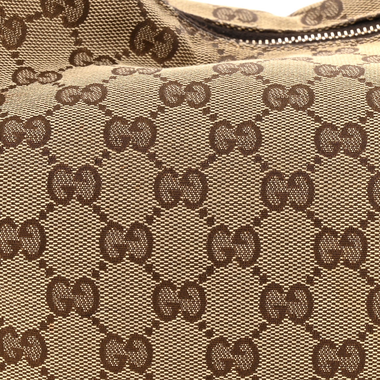 Gucci Monogram Medium Horsebit Chain Hobo Off White 8 of 18