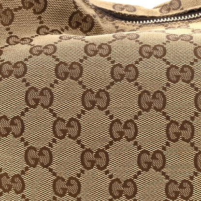 Gucci Monogram Medium Horsebit Chain Hobo Off White 8 of 18
