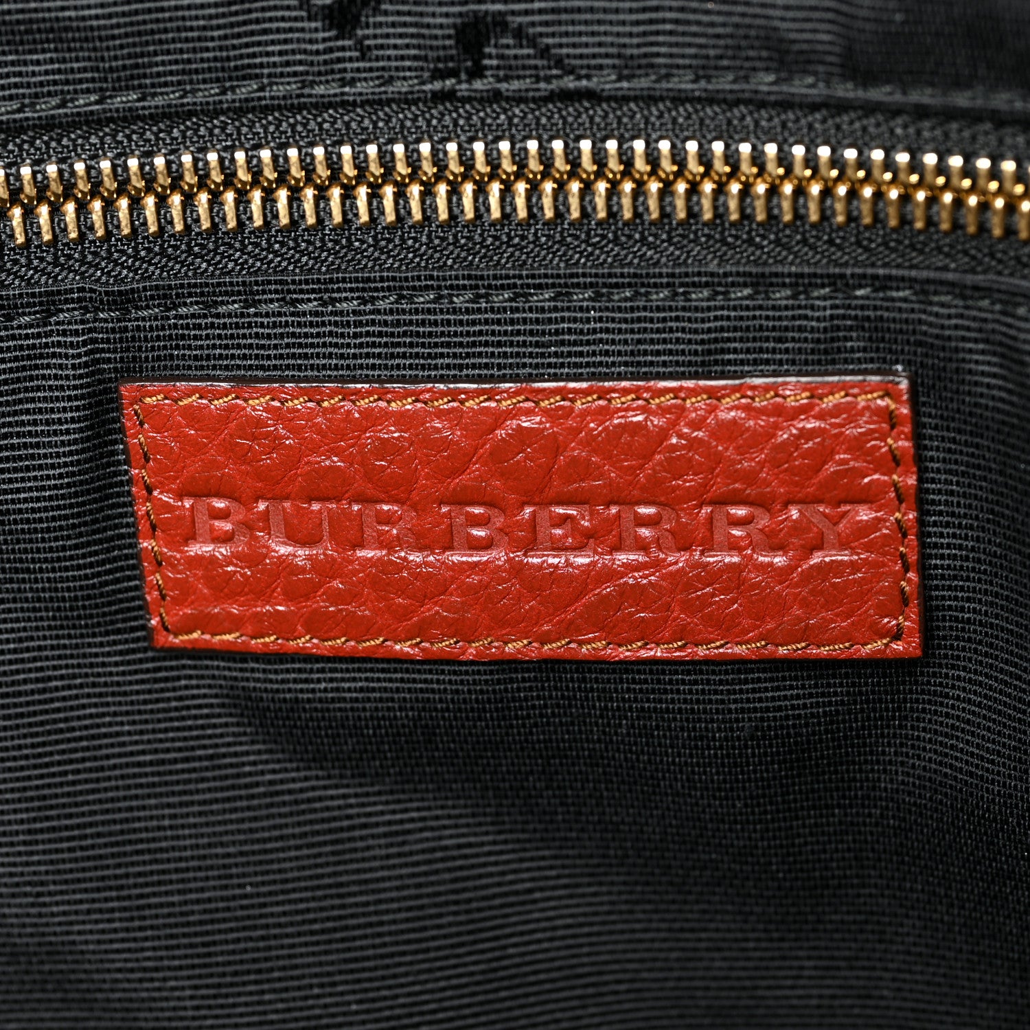 Burberry Heritage Grain Large Orchard Bowling Bag Red 6 of 10