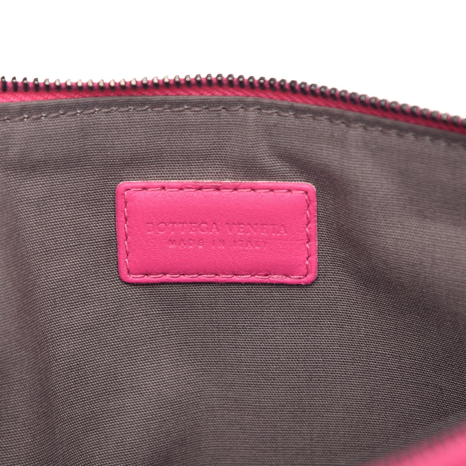 Bottega Veneta Nappa Intrecciato Flat Zip Pouch Rosa Shock 7 of 13