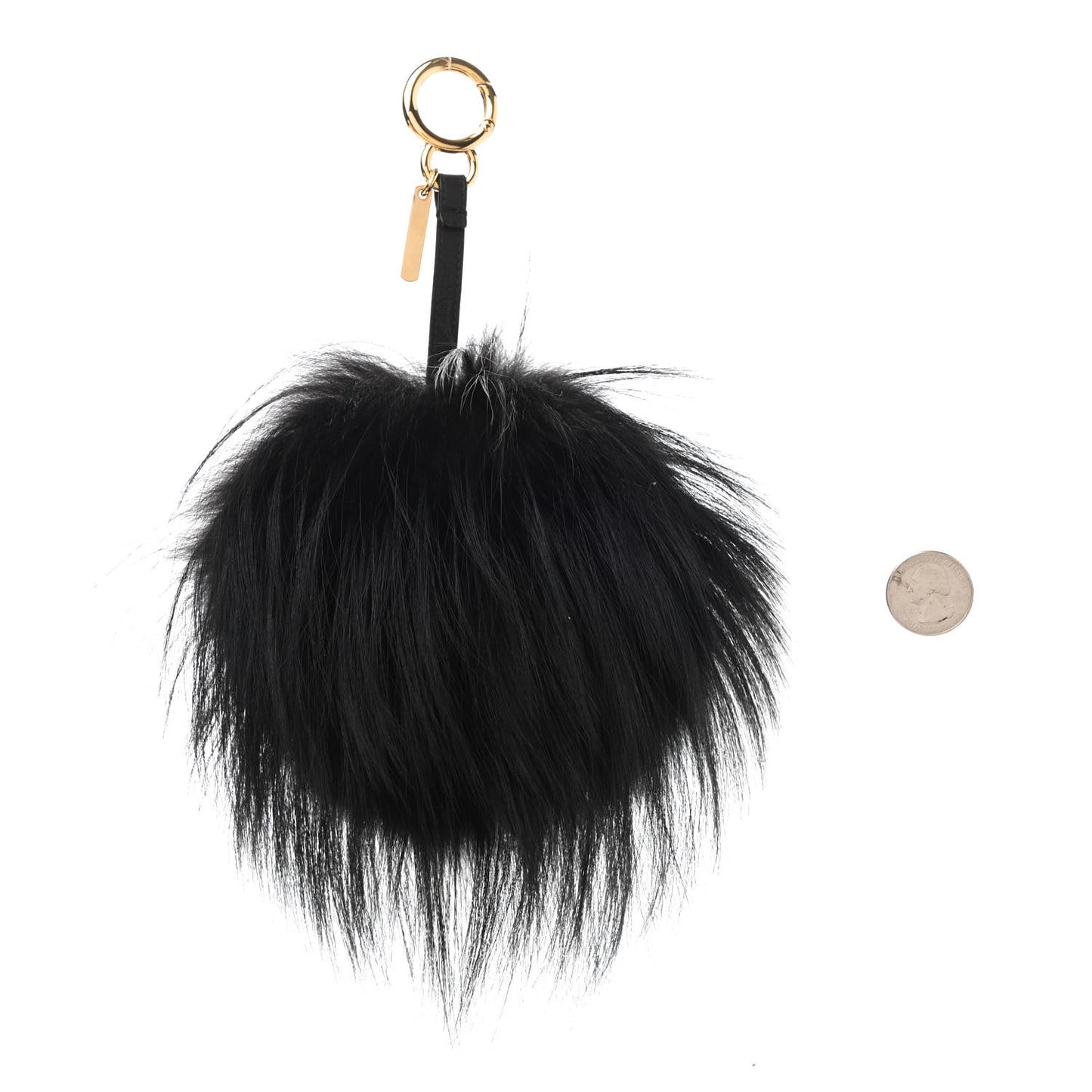 Fox Mink Rabbit Fur Vitello Flamingo Grimmy Monster Bag Bug Charm Black Giallo