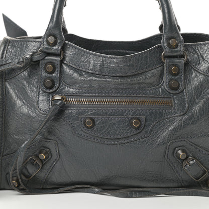 Balenciaga Agneau Classic Hardware Mini City Anthracite 8 of 16
